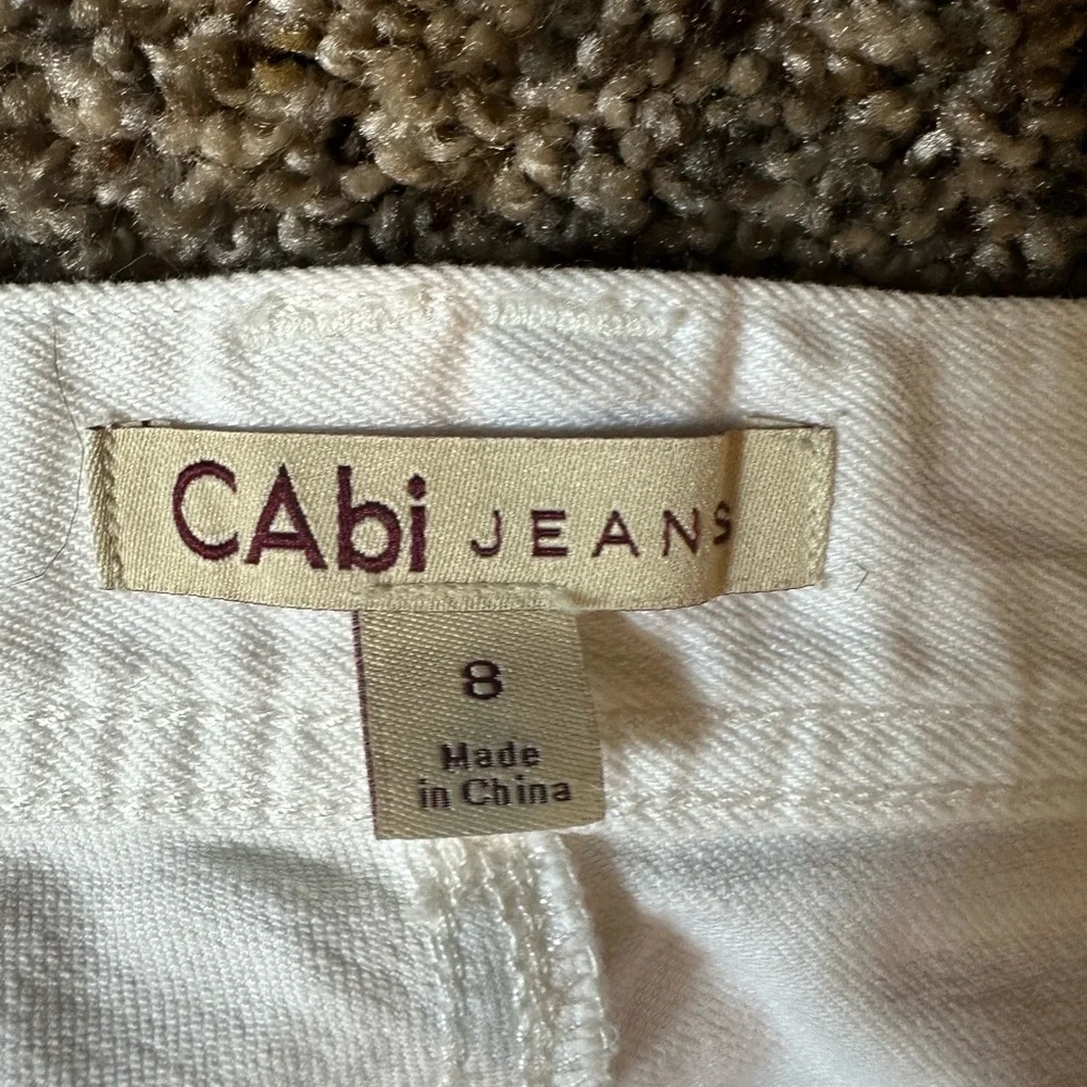 CAbi Blue and white shorts, size 8 - Picture 8 of 10